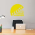 thumbnail image 1 of VWAQ The Journey Not The Arrival Matters Wall Decal Inspirational Home Decor Motivational Wall Art Stickers for Living Room - 10"H X 11"W YELLOW, 1 of 1
