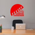 thumbnail image 1 of VWAQ The Journey Not The Arrival Matters Wall Decal Inspirational Home Decor Motivational Wall Art Stickers for Living Room - 20"H X 22"W RED, 1 of 1