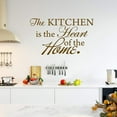 thumbnail image 1 of VWAQ The Kitchen is The Heart of The Home Wall Decal Sticker Decor - Dining Room Vinyl Wall Sayings, 1 of 1