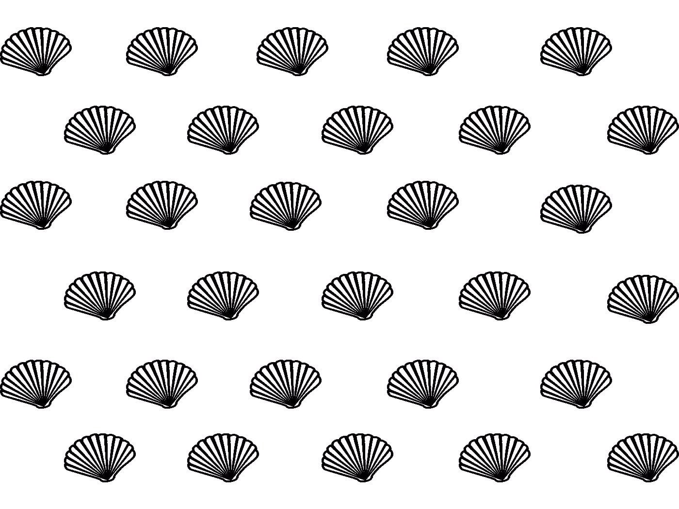 VWAQ Vinyl Wall Art Stickers Decals, Sea Shells Nautical Beach Decor ...