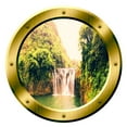 thumbnail image 1 of VWAQ Waterfall Wall Stickers Porthole Peel And Stick Decor VWAQ-GP13 (20" Diameter), 1 of 2