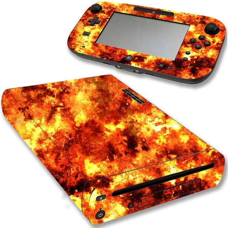VWAQ Wii U Flame Decal Sticker Nintendo Wii U Console Fire Skin Cover VWAQ-WGC3 [video game]