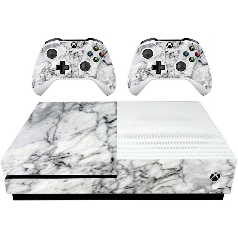 VWAQ Xbox 1 S Decal Xbox One Slim White Marble Skin Cover Wrap VWAQ-XSGC7  [video game]
