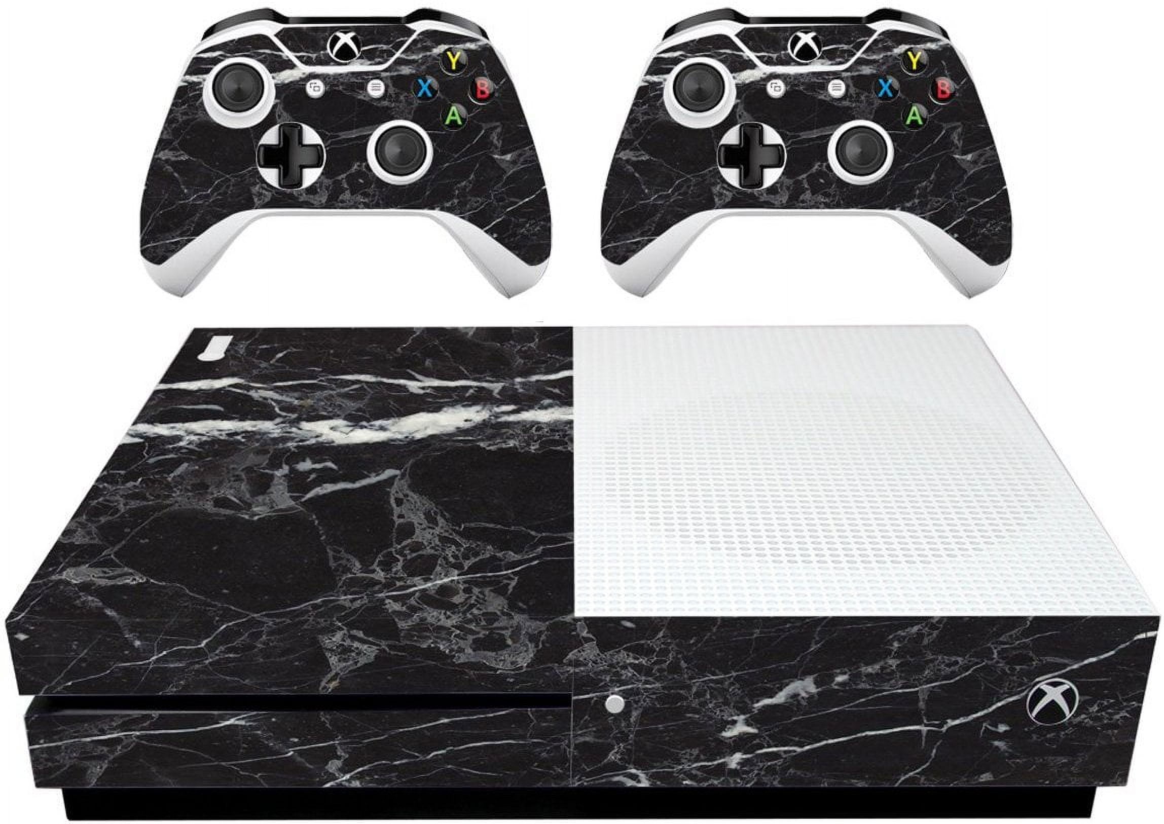 VWAQ Xbox One S Black Cover XB1 Slim Marble Skins for Console VWAQ ...