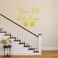 thumbnail image 1 of VWAQ You Me and The Dogs Wall Decal - Pet Quotes Wall Decor Puppy Vinyl Sticker Lettering, 1 of 1