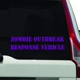 thumbnail image 1 of VWAQ- Zombie Outbreak Response Vehicle Window Decal,- Die Cut Vinyl Sticker, 1 of 1