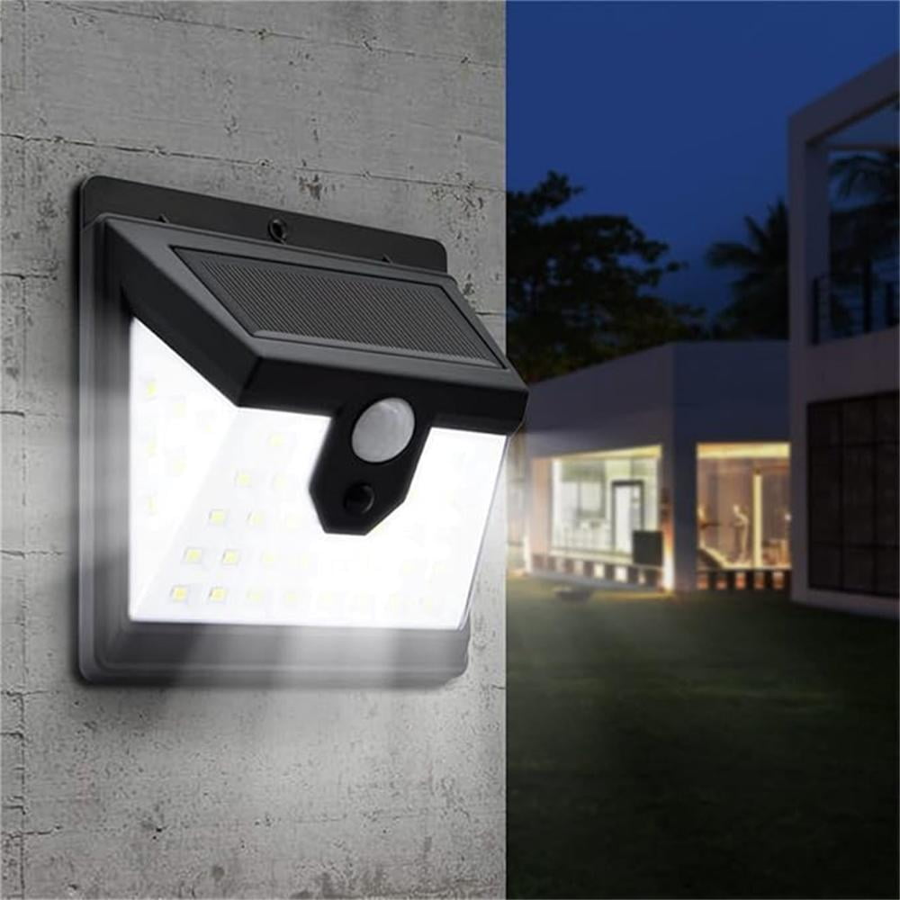 Vwrxbz Led Solar Motion Sensor Lights Outdoor With Lighting Modes Wide Angle Lighting