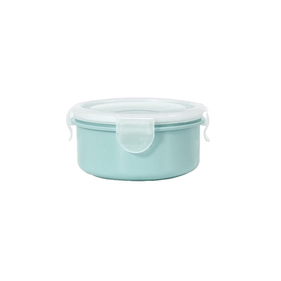 VWRXBZ Airtight Food Storage Containers 4.3x4.3x2in Plastic Bento Boxes with Lid - Leakproof Mini Lunch Box for Kitchen, Office, Travel