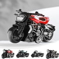 thumbnail image 1 of VWRXBZ Alloy Pull Back Toy Motorcycle 4.1 Inch Mini Car Simulation Model, Portable Friction Powered Toy for boys Boys, Street Race Game, Desk Decoration, 1 of 8
