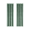 thumbnail image 1 of VWRXBZ Blackout Curtains, 52x63 Inch Velvet Drapes Thermal Insulated Curtains Long Drapes for Bedroom Living Room Darkening Noise Reducing Soft Window Treatments Grommet for Living Room, 1 of 6