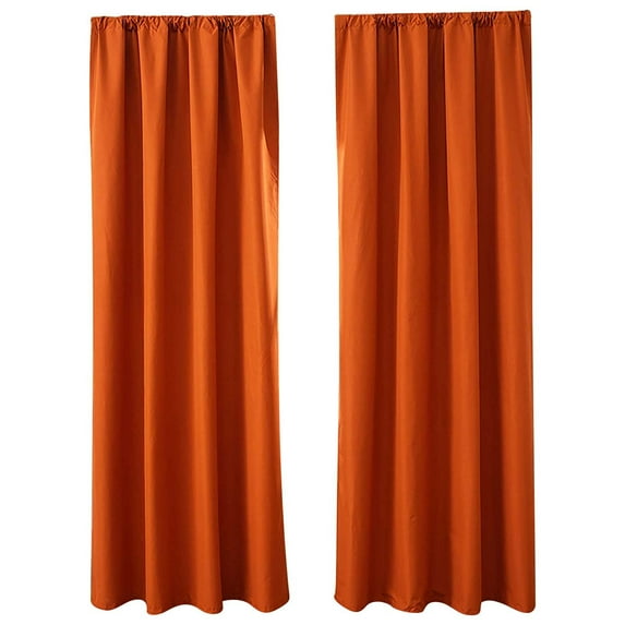 VWRXBZ Blackout Curtains, Heat Insulation Energy Saving Bedroom and Kitchen Drapes Scandinavian Solid Colour Silk for Living Room