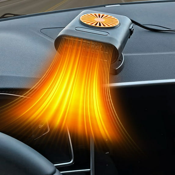 VWRXBZ Car Heater Portable Car Heater 12v Car Heater and Defroster Car Heater That Plugs Into Cigarettes Lighter Indoor-Outdoor Heaters 5.3x4.1x3 Inch