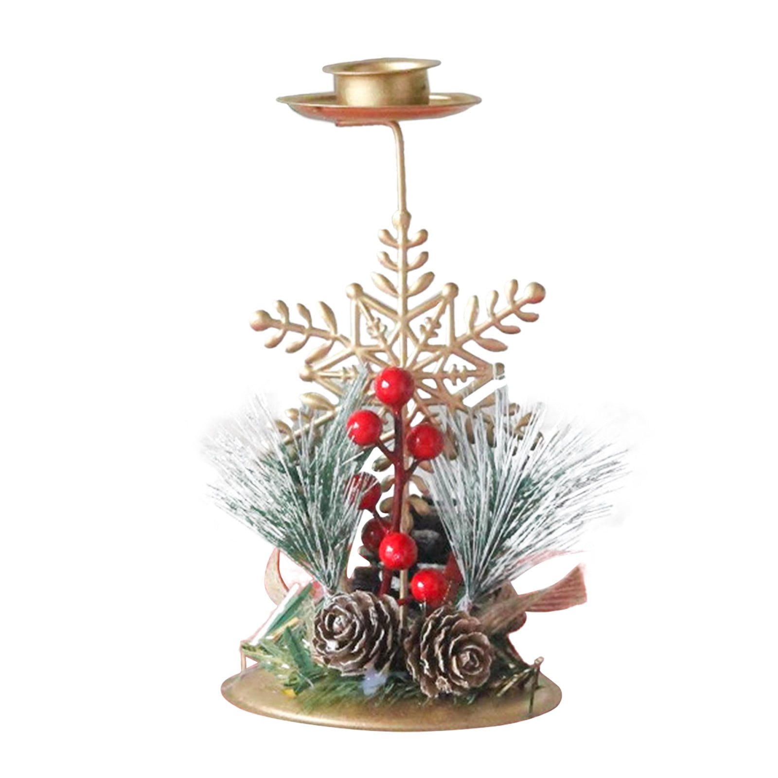 VWRXBZ Christmas Clearance! Metal Christmas Tree Tealight Candle Holder, Iron Tealight Candle