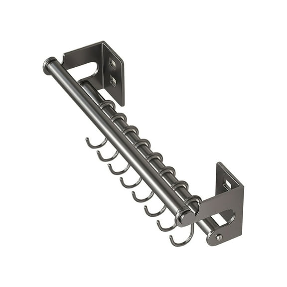 VWRXBZ Command Hooks, 15.75x2.95x4.02 Inch Punch Free Kitchen Plastic Wrap Hanger with Hooks Bathroom and Living Room Storage Rack with Hooks Kitchen Tool Rack 10ml Wall Hooks for Hanging