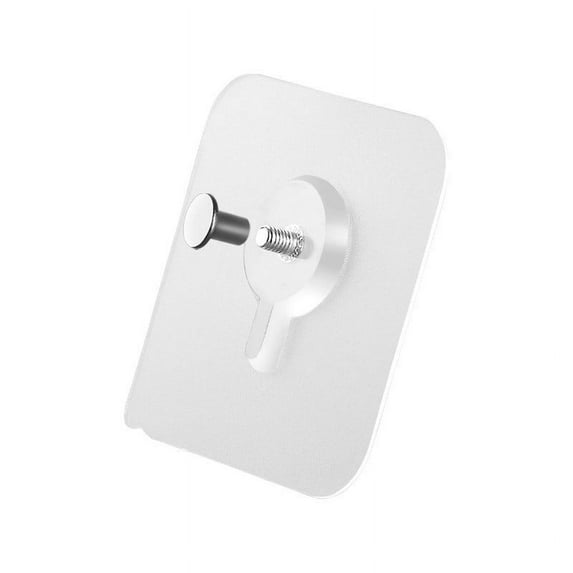 VWRXBZ Command Hooks 5 Pack Adhesive Hooks for Hanging Wall Hooks Self-Adhesive Traceless Clear for Heavy Duty Wall Hooks for Hanging