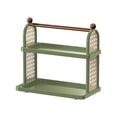 thumbnail image 1 of VWRXBZ Corner Shelf, 14.02x13.19x7.95 Inch Multi Layer Cup Storage Rack Tea Rack Multi-function Rack Desktop Storage Rack Suitable for Kitchen Desktop Storage Shelf Organizer, 1 of 6