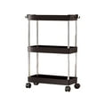 thumbnail image 1 of VWRXBZ Corner Shelf, 14.6 Inch Three Layer Movable Crevice Storage Rack Multi-layer Pulley Storage Rack Thick Plastic Suitable for Bathroom and Kitchen Crevices Shelf Organizer, 1 of 6