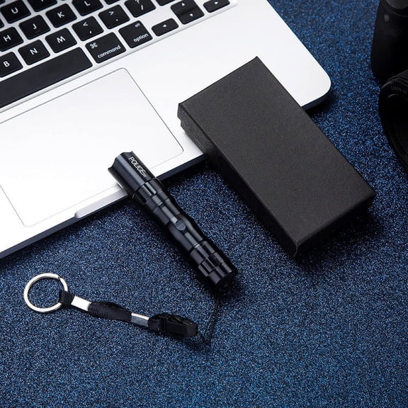 VWRXBZ Flashlight, Household Waterproof Lighting LED Small Flashlight Night White Light Strong Travel Portable Flashlight Wholesale