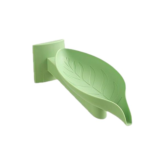 VWRXBZ Hanger Holder, 8.66x2.54x2.38 Inch Leaf Shaped Wall Mounted Adjustable Draining Soap Box Rotatable Soap Holders Washbasin Soap Holders Home Decor
