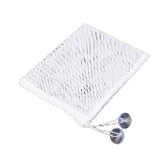 VWRXBZ Hanging Rack, 13.7x17.7 Inch Bath Toy Storage Net with Strong Hold Suction Cups Mesh Organizer Hanging Bag for Shower Wall Water Drainage Playthings Organizing Wet Room Space Saving Hangers