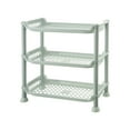 thumbnail image 1 of VWRXBZ Kitchen Shelf, 13.39x13.39x6.89 Inch Three Layer Bathroom Rack Kitchen Rack Multi Layer Storage Rack Desktop Storage Rack Shelf Organizer, 1 of 6