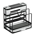 thumbnail image 1 of VWRXBZ Kitchen Shelf, 9.45x8.66x6.3 Inch Kitchen Knife Storage Rack Multi Functional Counter Cutting Board Rack Chopsticks Cage Home Cutting Board Knife Storage Rack Shelf Organizer, 1 of 6