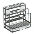 thumbnail image 1 of VWRXBZ Kitchen Shelf, 9.45x8.66x6.3 Inch Kitchen Knife Storage Rack Multi Functional Counter Cutting Board Rack Chopsticks Cage Home Cutting Board Knife Storage Rack Shelf Organizer, 1 of 6