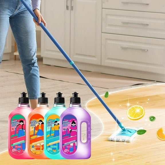 VWRXBZ Liquid Floor Cleaner 500ml, Deeply Dissolves Tough Grime, Effortless Streak-Free Cleaning for All Types of Floors, for Household Use