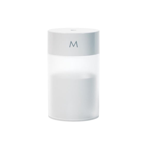 VWRXBZ Mini Humidifier with Color Changing Night Light, 300ml Quiet Ultrasonic Humidifier for Bedroom, Office & Home, Portable Cool Mist Humidifier (White)