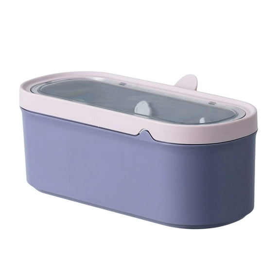 VWRXBZ Spice Jar, 8.85x4.72x3.74 Inch Standing Lid Seasoning Jar Glass Shaker Kitchen Seasoning Bottle Jar Household Seasoning Oil Pot MSG Seasoning Box with Spoon Home Decor