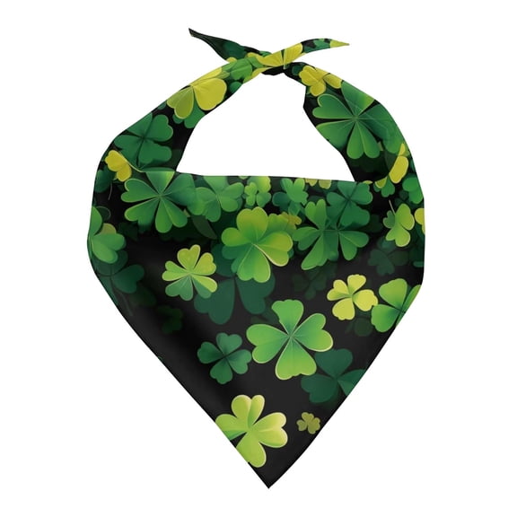 Vwrxbz St Patrick's Day Dog Bandana Adjustable Holiday Pet Scarf Comfortable Soft for Dogs of All Sizes Ideal for Festive Celebrations