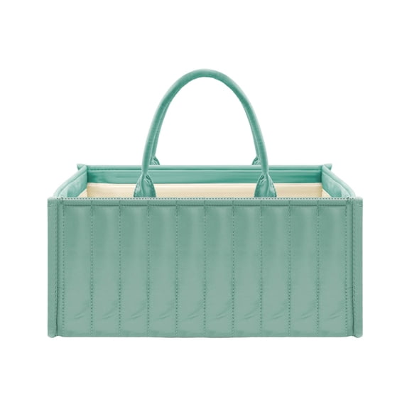 VWRXBZ Tote Bag Organizer of Infant Diapers Elegant Basket Portable Storage with Dividers and Carry Handle Organizer of Diapers Hanging Waterproof for Car Travel and Home Travel Essentials
