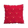 thumbnail image 1 of VWRXBZ Valentine Heart Pillow Covers 17.7x17.7 Inch Red Soft Faux Wool Throw Pillow Covers for Valentines Day Decorations Sofa Bedroom Decor with Hidden Zipper, 1 of 7