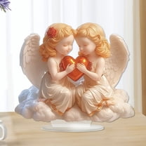 VWRXBZ Valentine's Day Castle Teacup Desktop Decoration European Dream Ornament Romantic Figurine for Home office Tabletop Display