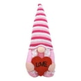 thumbnail image 1 of VWRXBZ Valentine's Day Gnome Figurine with Arrows and Heart, Pink Hat Faceless Dwarf for Romantic Decor, Gift for Girlfriend, 6 Inch Shelf Decoration, 1 of 7