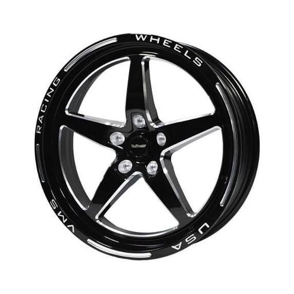 VWST016 18 x 5 in. 5x120.7 25 Offset Street Drag Race V-Star Front Wheel for 2008-2009 Pontiac G8 GT