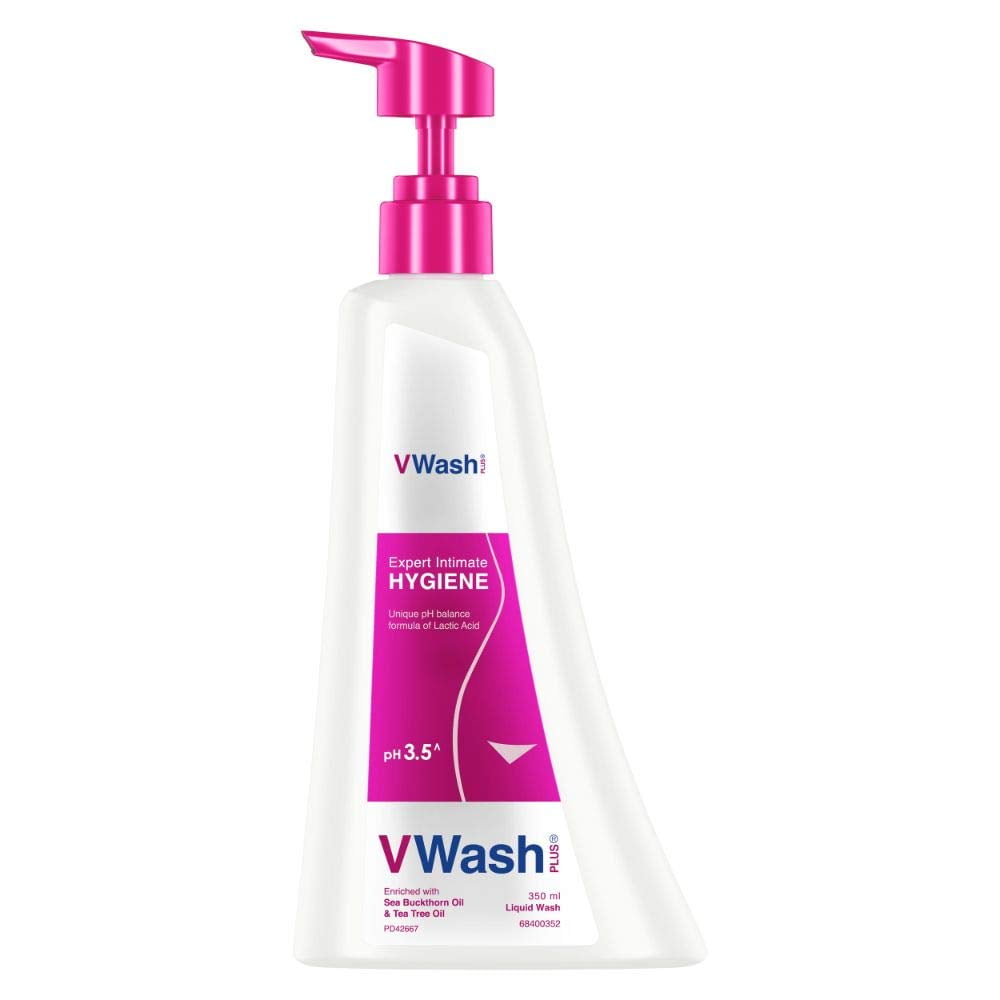 VWash Plus Expert Intimate Hygiene, 350ml, Hygiene Wash for