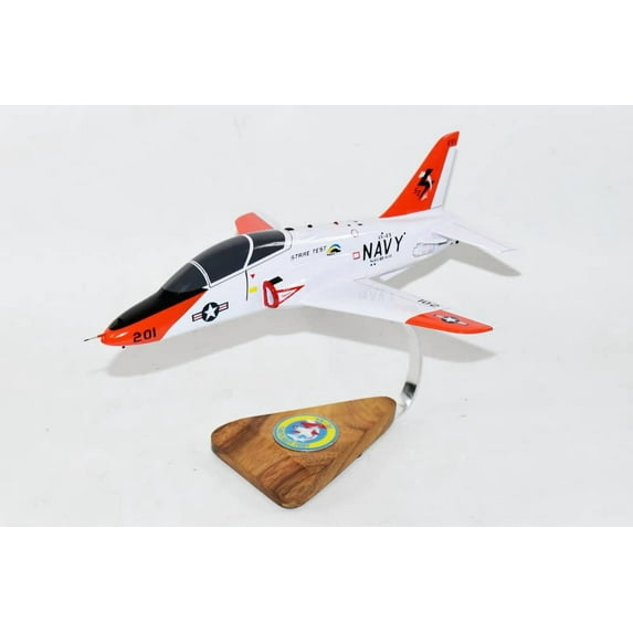 VX-23 Salty Dogs T-45 Model, 1/40th (12") Scale, Mahogany, Navy Trainer