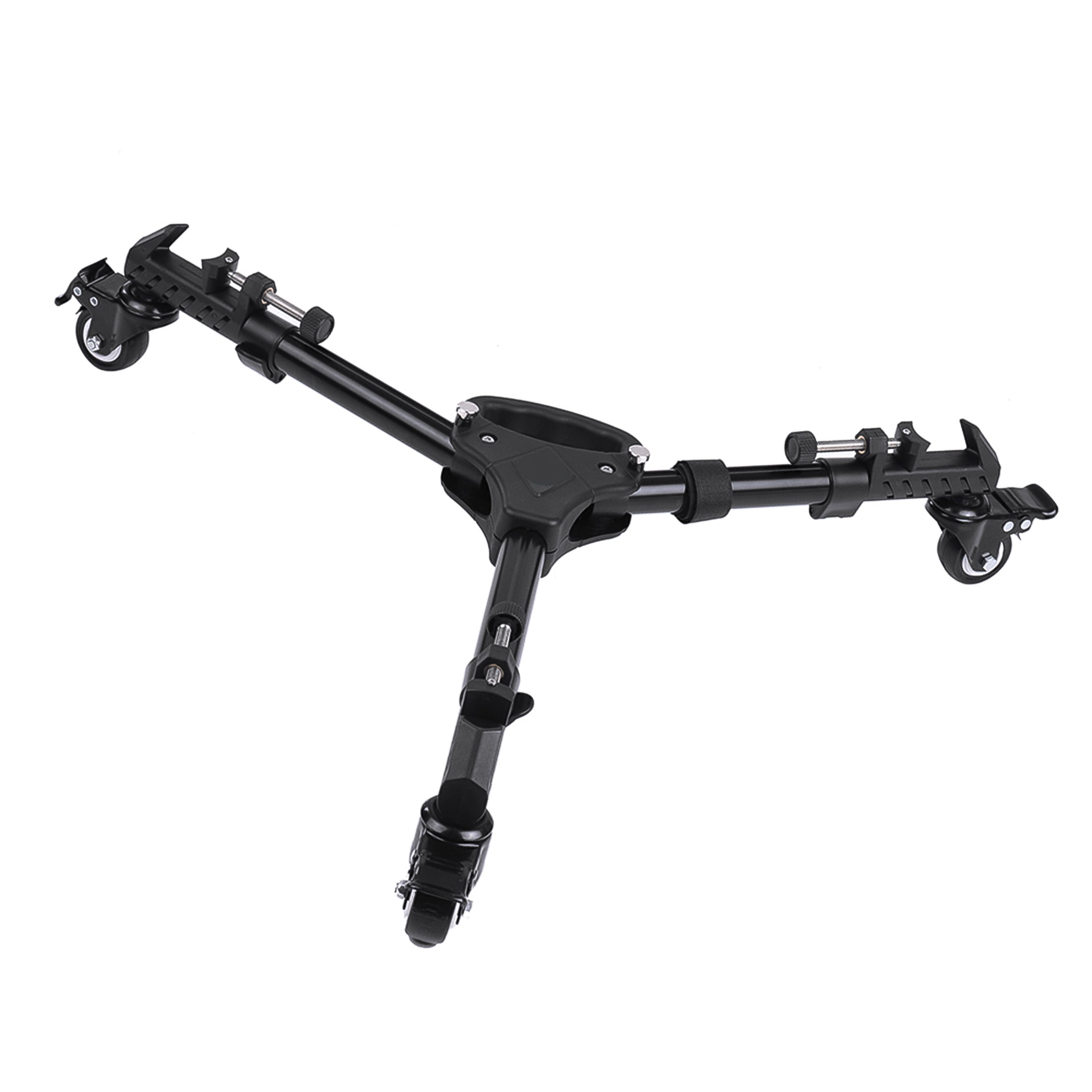Kingjoy VX-600 Foldable Camera Tripod Dolly 3 Wheels Stand Pulley Base Universal Camera - 44 - View #9
