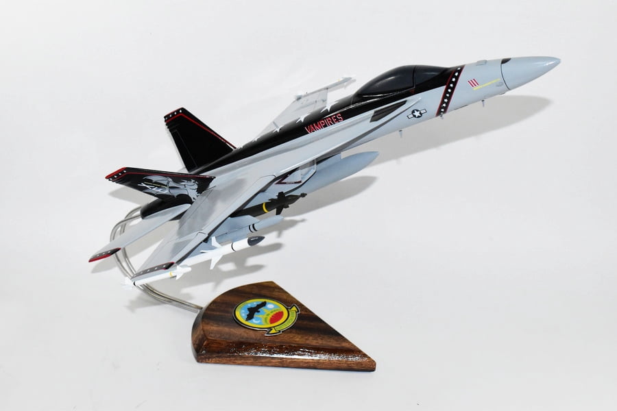 VX-9 VAMPIRES 木製ウォールプラーク VX-9 Vampires F/A-18E Model, Navy, 1/40th (18