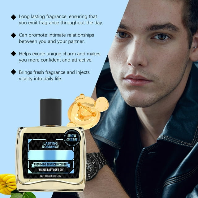 VXARARL Pheromone Cologne for Men Raw Attraction & Confidence Men’s LongLasting Pheromones