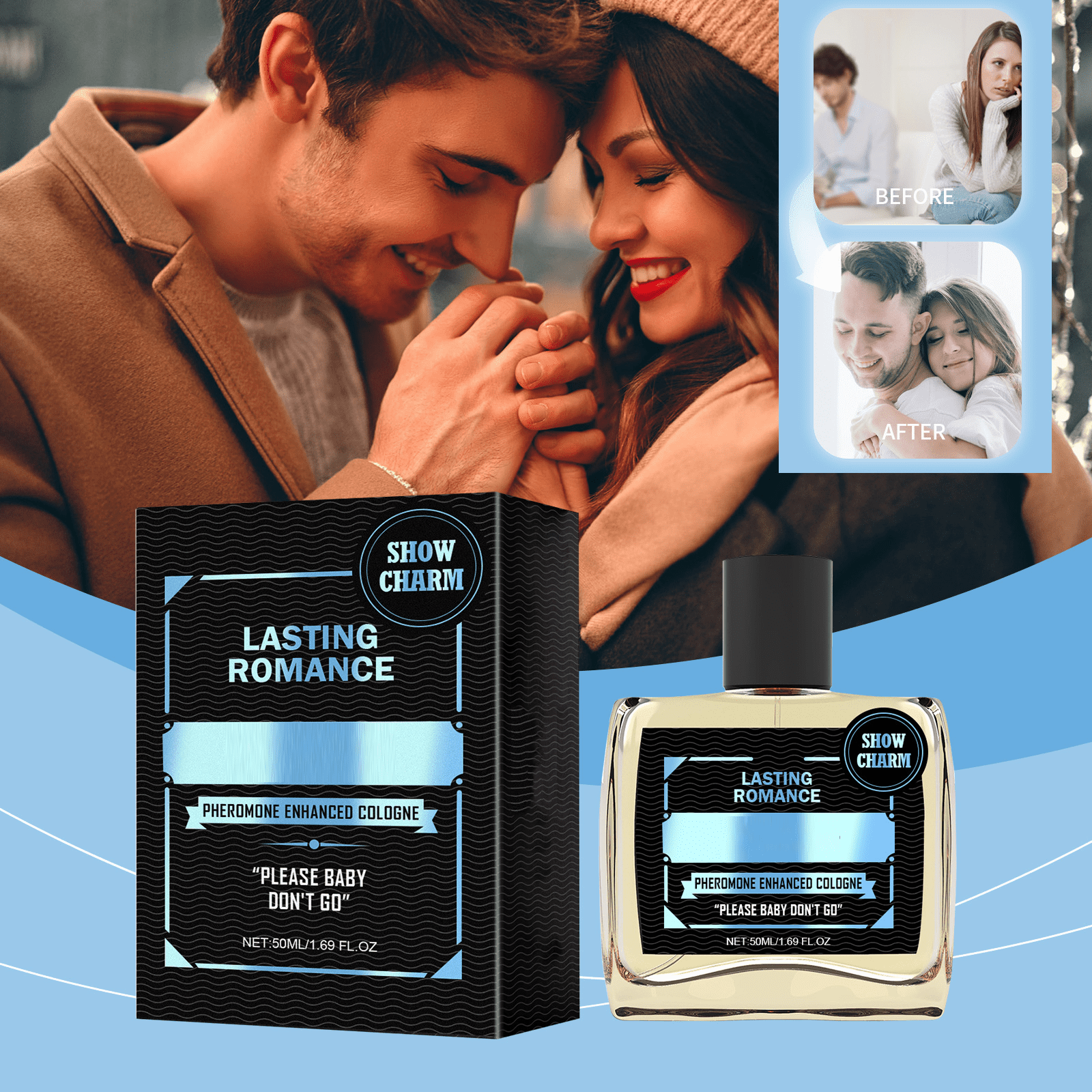 VXARARL Pheromone Cologne for Men Raw Attraction & Confidence Men’s LongLasting Pheromones