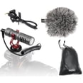 thumbnail image 1 of Movo Photo VXR10 Universal Cardioid Condenser Video Microphone for Smartphones, DSLR Cameras and Camcorders, Gray, 1 of 4