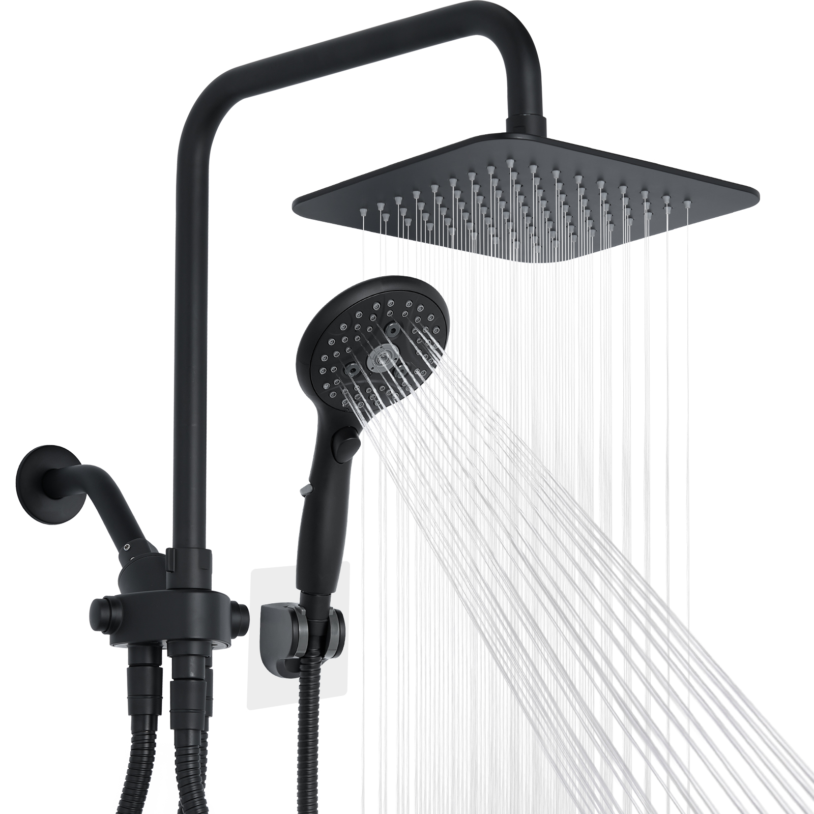 Oxygenics BodySpa Adventure RV 3Setting Black Handheld Shower Head