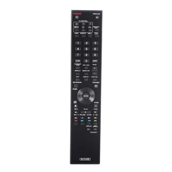 VXX3351 Remote Control Replacement For BDP-31FD BDP-330 BDP-120 BDP-120FD BDP-121 Disc Player Accessories