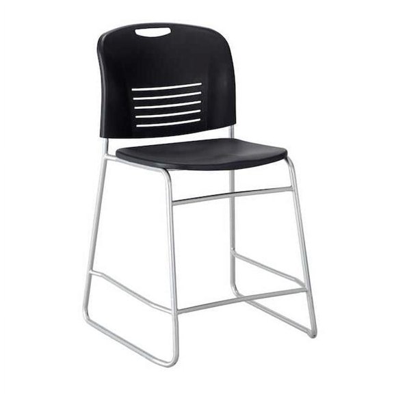 VY Counter Height Chair - Black - 40 x 18 x 22 in.