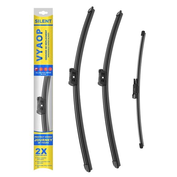VYAOP Windshield Wipers Replacement for 2015-2024 Porsche Macan,2014-2016 Porsche Panamera OEM Quality All Season Wiper Blades 24" 20" 15" (3 Pack)