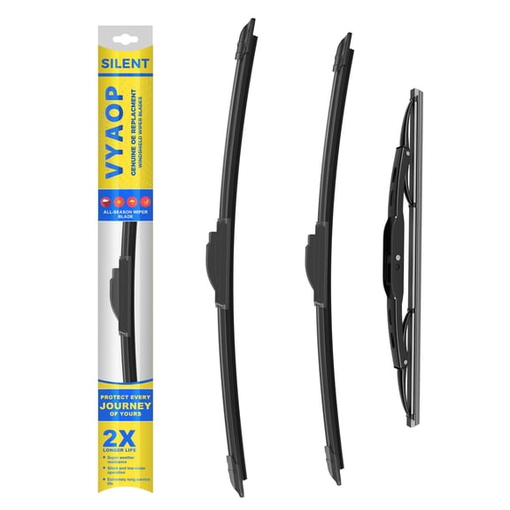 VYAOP Windshield Wipers Blades Replacement for 2002-2006 Honda CR-V Quality Premium All-Seasons Wiper blades Set - 21" 20" 10"(Pack of 3)