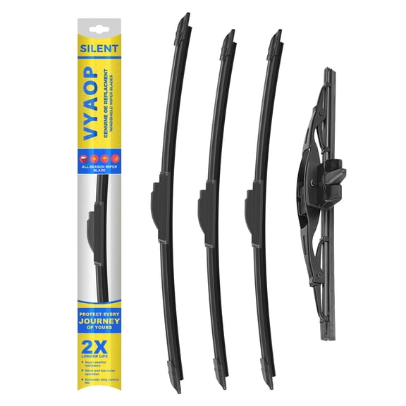 VYAOP Windshield Wipers Replacement for 2007-2014 Toyota FJ Cruiser OEM Quality All Season Wiper Blades 16" 14" 14" 10" (4 Pack)