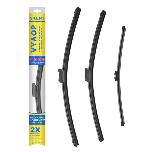 VYAOP Windshield Wipers Replacement for 2021-2025 Ford Bronco Sport OEM Quality All Season Wiper Blades 22" 20" 9" (3 Pack)